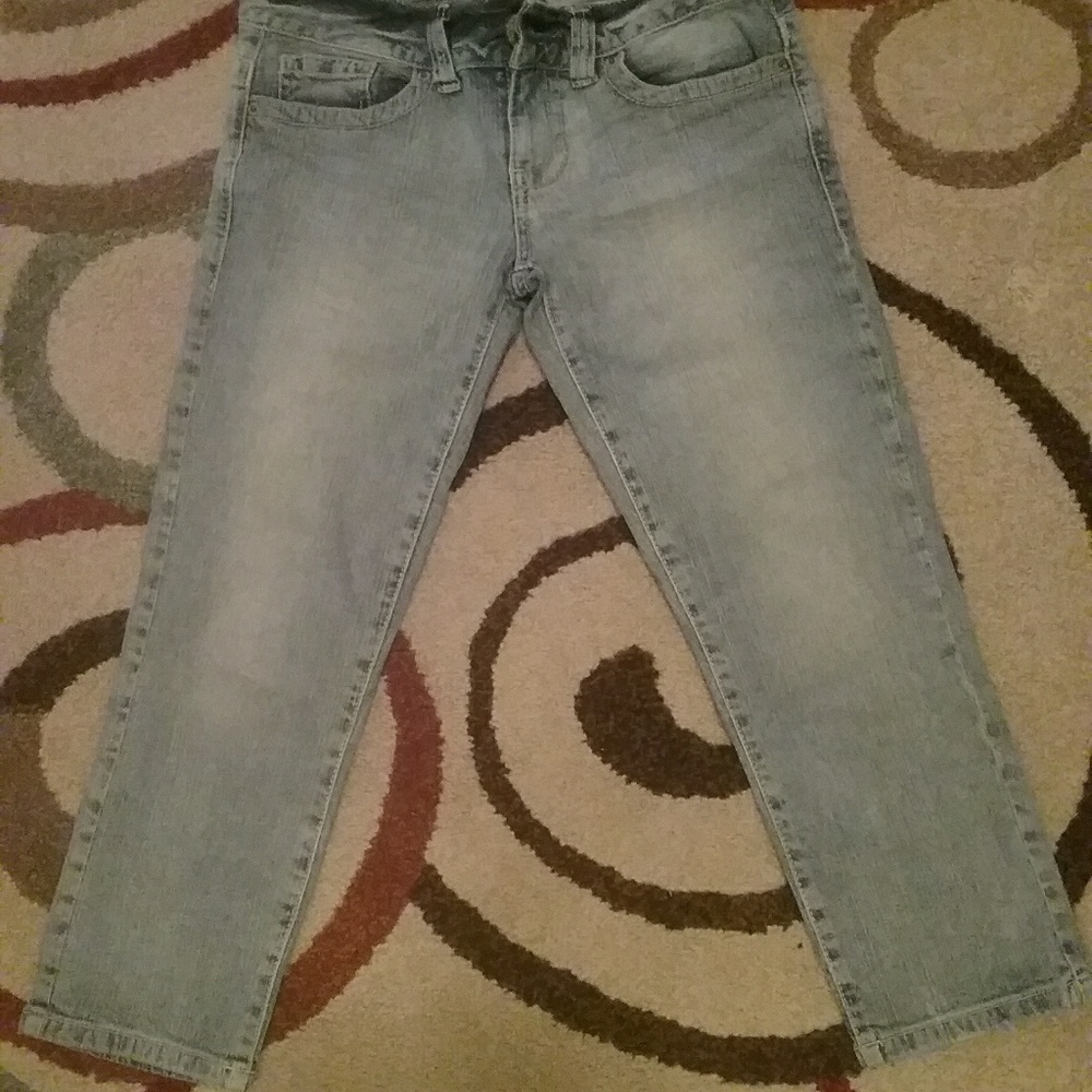 Denim capris